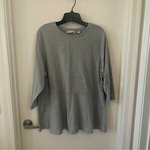 Isaac Mizrahi Xxl gray top